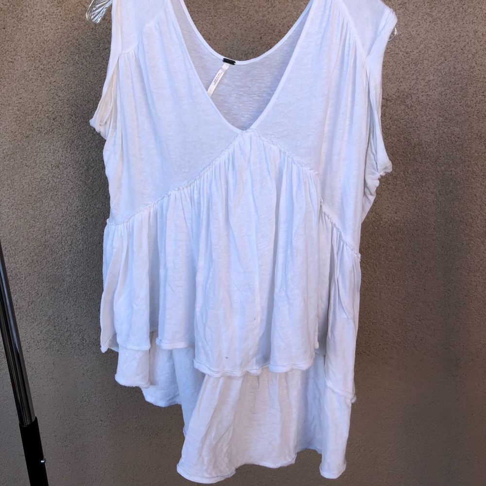 Free People White Top